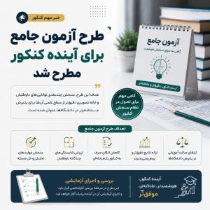 طرح آزمون جامع برای آینده کنکور مطرح شد