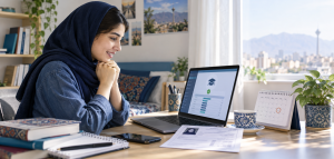 داوطلب در حال بررسی اعلام نتایج کنکور ۱۴۰۵